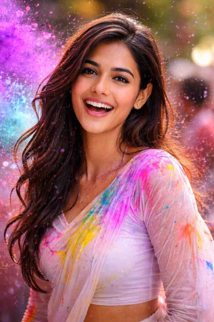 A cinematic action portrait