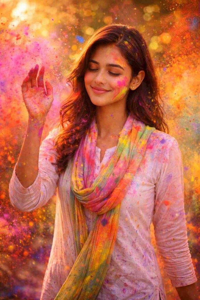 Holi AI Photo Editing Prompt