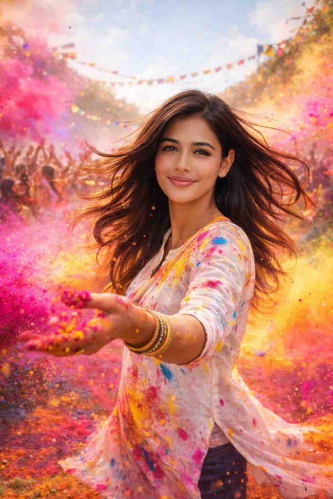 Holi-AI-Photo-Editing-Prompt-For-Girl
